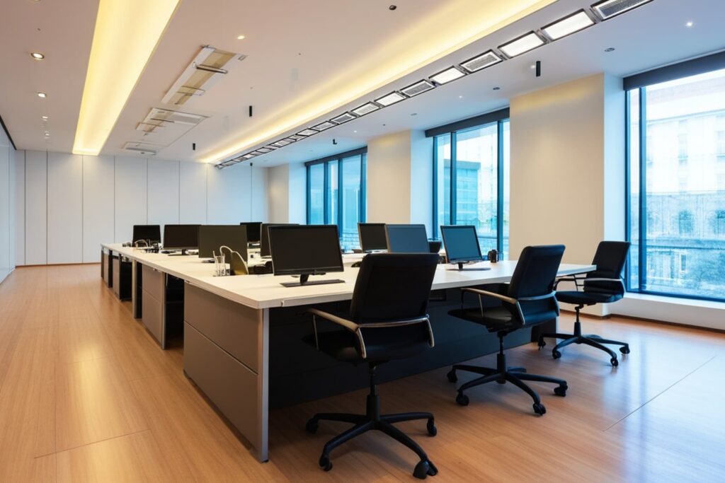 От фоново към фокусно осветление: Led панели променят модерните офиси